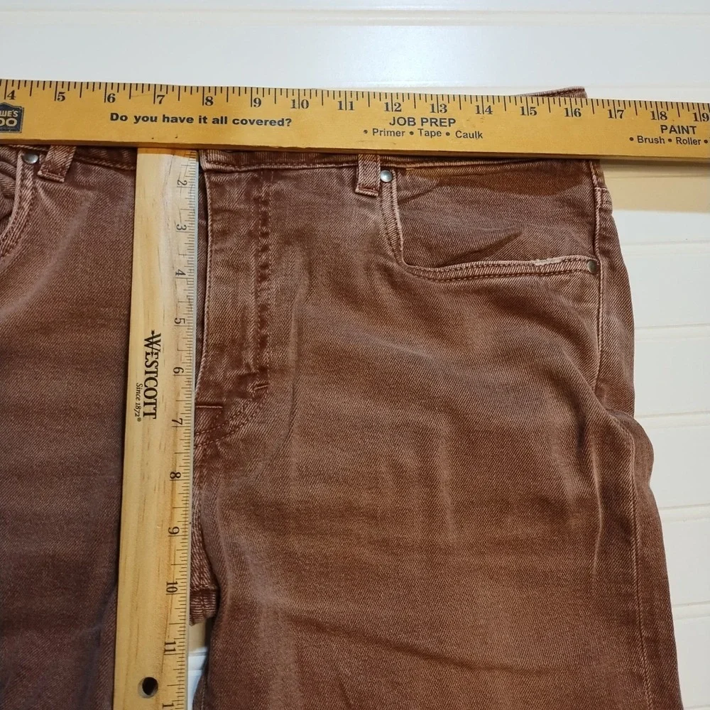Romualdo Sartoria Brown Straight Leg Denim Jeans‎ Mens 32 Classic Luxury Italian